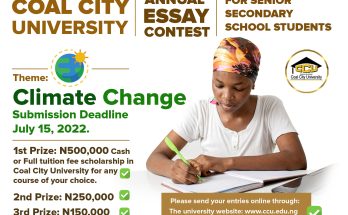 Coal City University Essay Competition